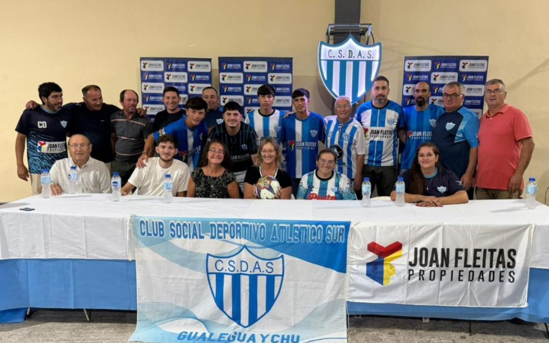 Presentación camisetas Club Atlético Sur Liga Departamental Gualeguaychú 2026